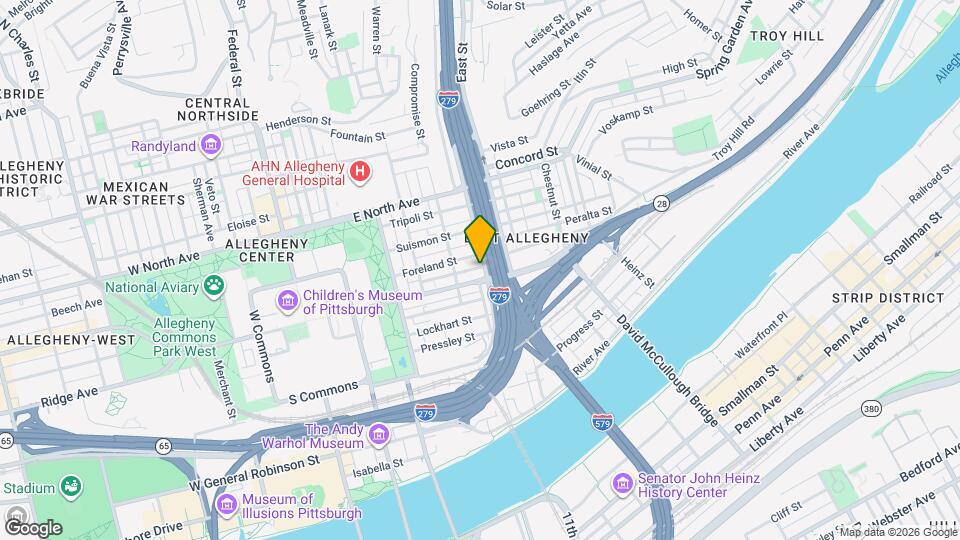 649 Emlin St Map and Location Details