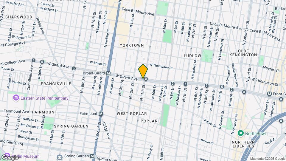 1050 W Girard Ave-Unit -A9 Map and Location Details