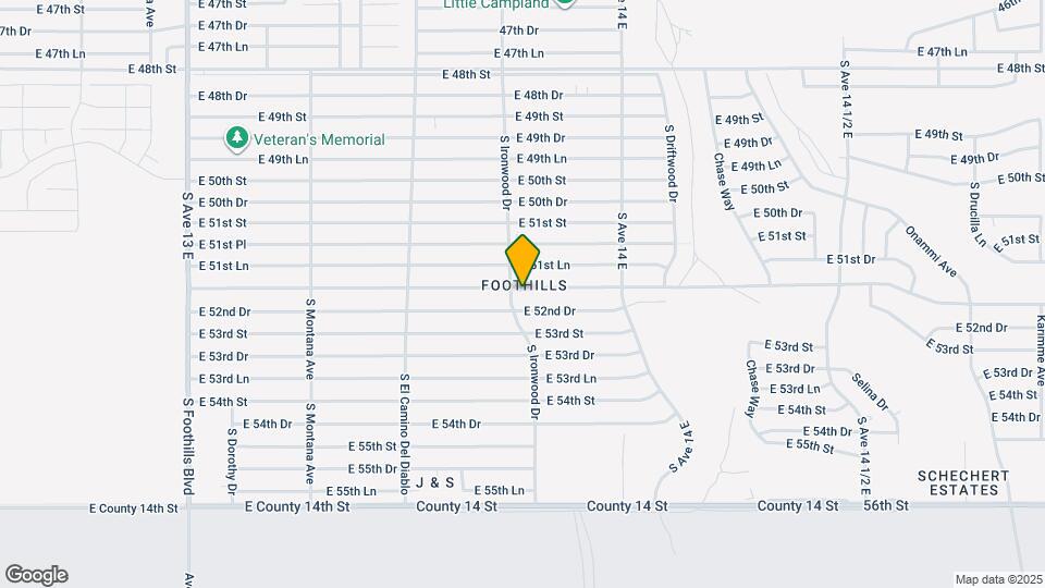 13717 E 52nd St Map and Location Details