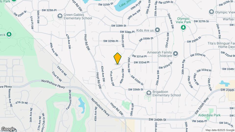 4008 SW 333rd St Map and Location Details