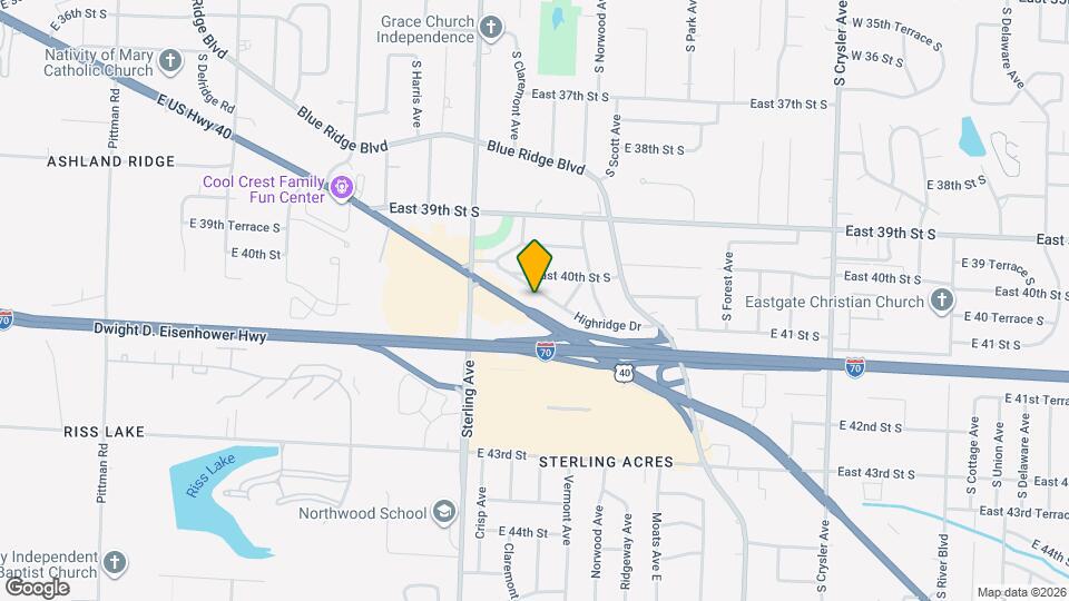 11311 Highridge Dr Map and Location Details