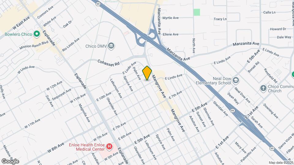 568 E 9th Ave Map and Location Details