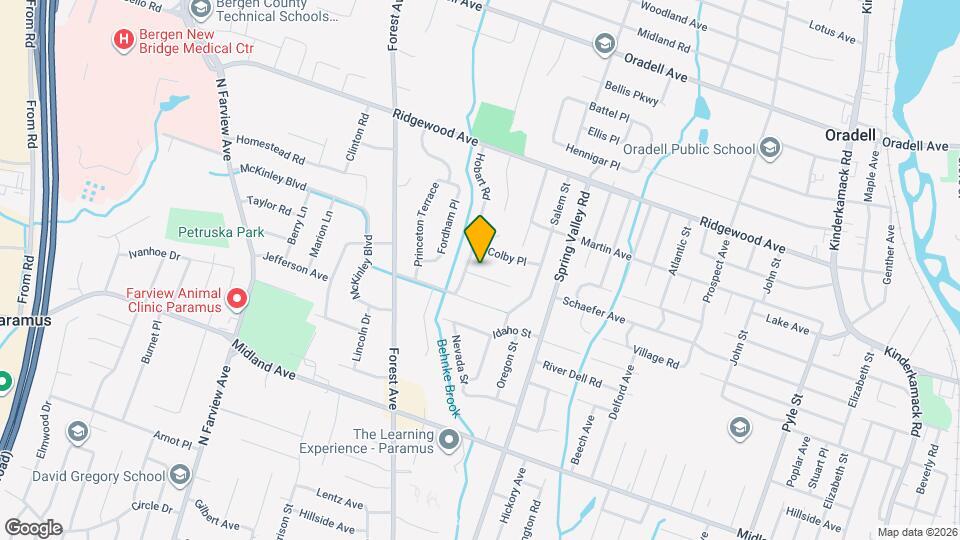 269 Columbia Terrace Map and Location Details