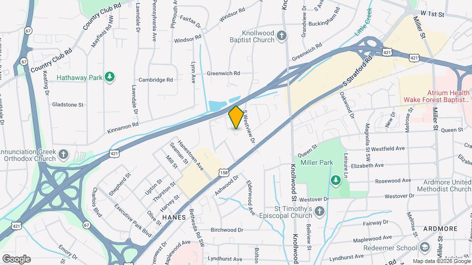 605 Westpark Ct Map and Location Details