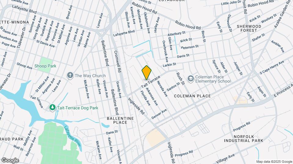 3406 Tait Terrace Map and Location Details