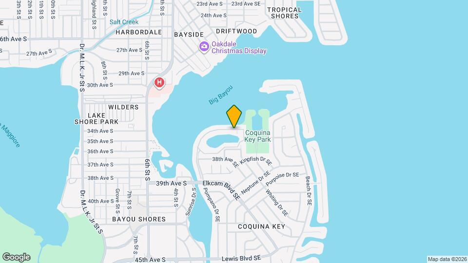 222 Pompano Dr SE Map and Location Details