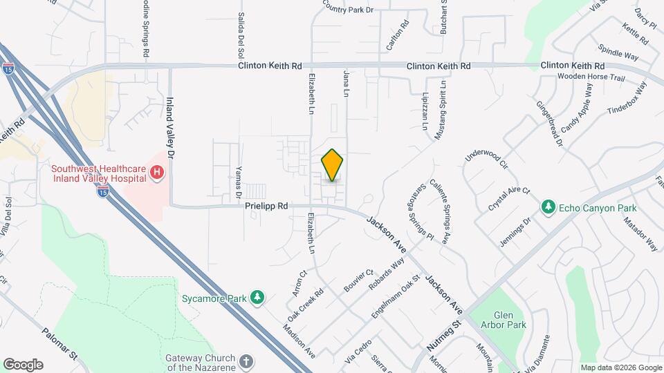 24847 Padre Ct Mapa y Detalles de la Ubicación