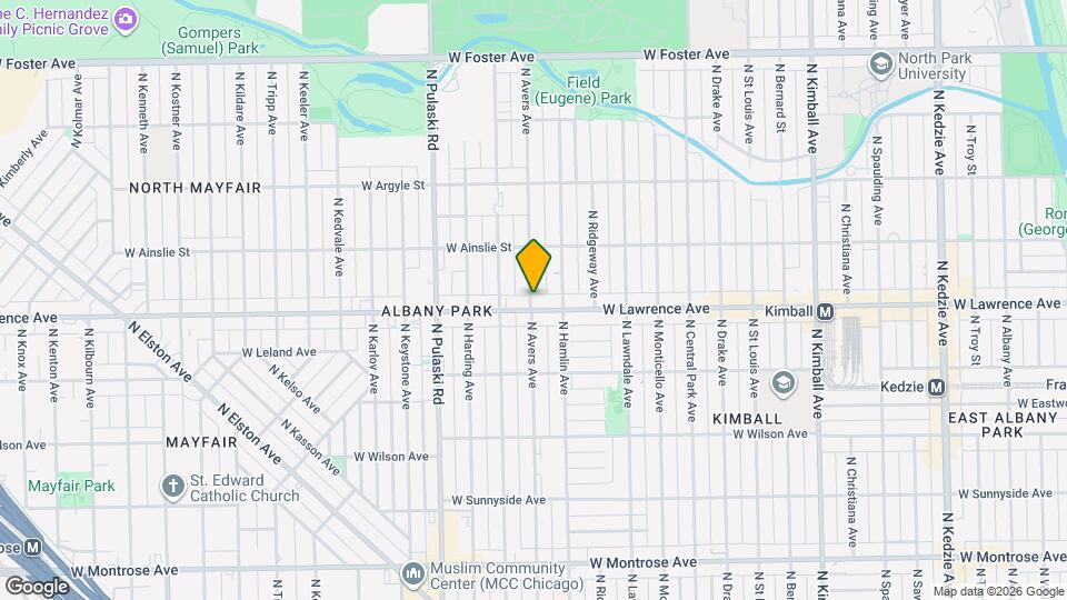 4804 N Avers Ave Mapa y Detalles de la Ubicación