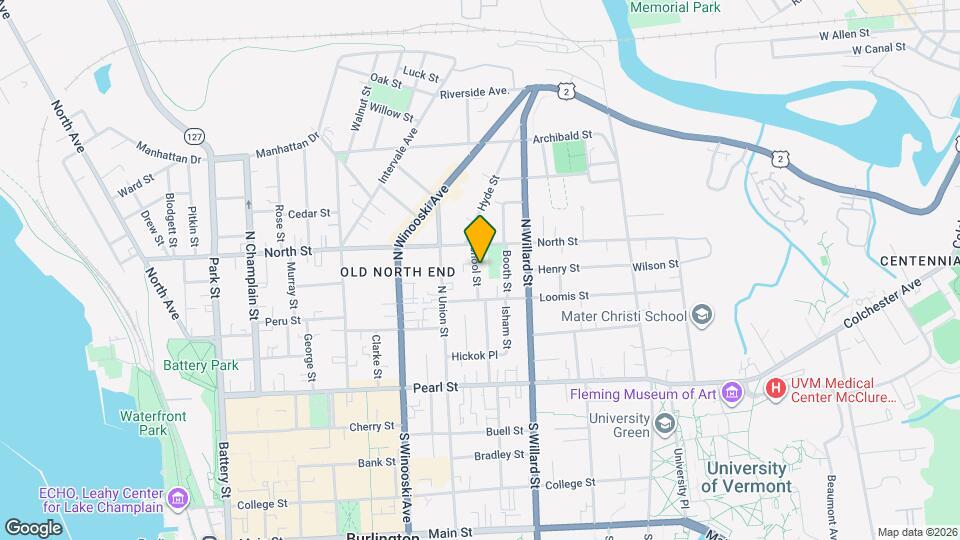 30 School St, Unit B Map and Location Details