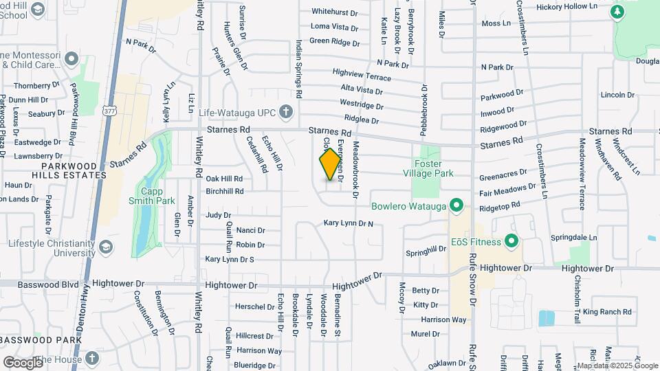 7504 Clover Ln Map and Location Details