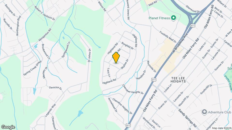 409 Bonnie Brae Dr Mapa y Detalles de la Ubicación
