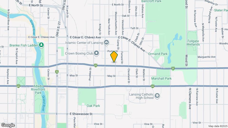 1037 E Oakland Ave-Unit -Duplicate of 1 Map and Location Details