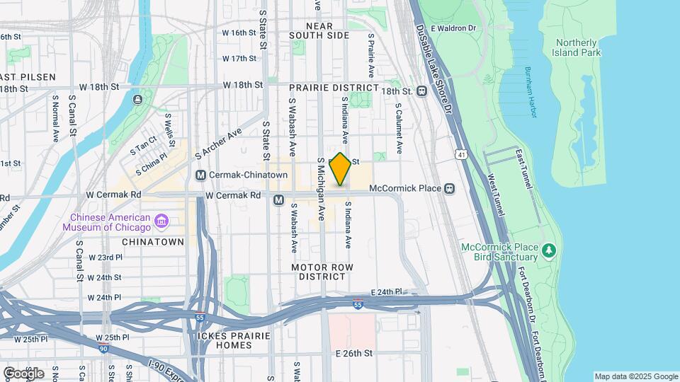 142 E Cermak Rd Mapa y Detalles de la Ubicación