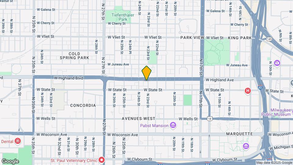 1021-1035 N 23rd St Mapa y Detalles de la Ubicación