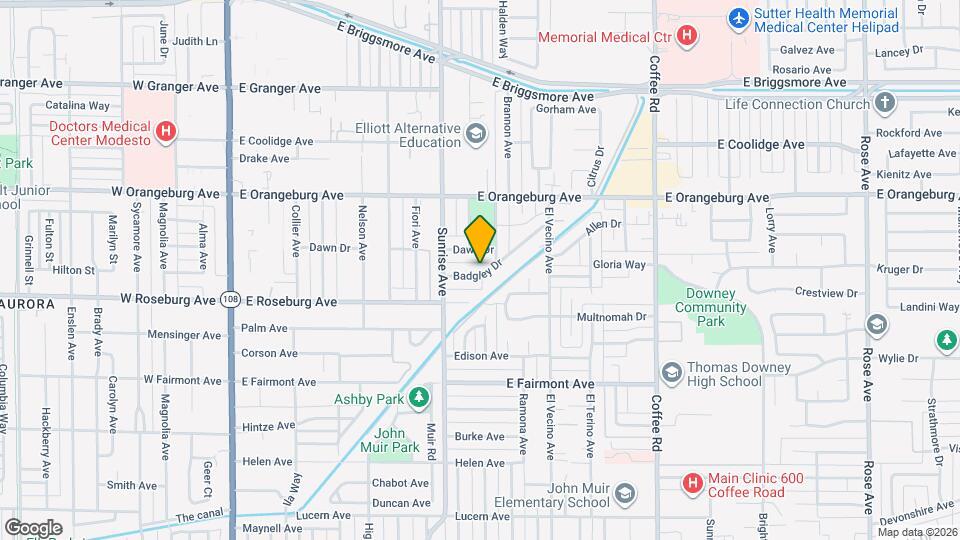 809 Badgley Dr Mapa y Detalles de la Ubicación