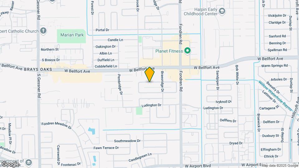 7703 Quail Meadow Dr Map and Location Details