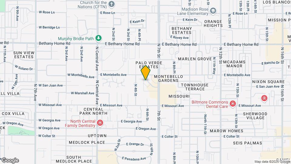 5628 N 6th St Mapa y Detalles de la Ubicación