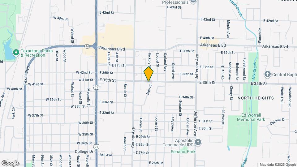 3419 Rice St Mapa y Detalles de la Ubicación