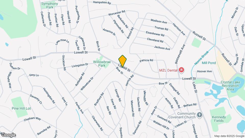 722 Lowell St Map and Location Details