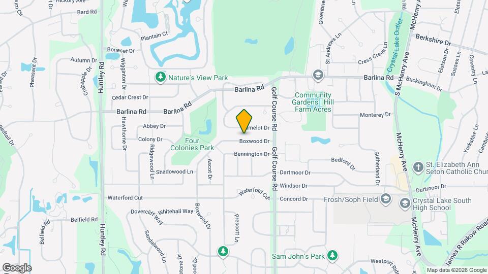 870 Boxwood Dr Map and Location Details