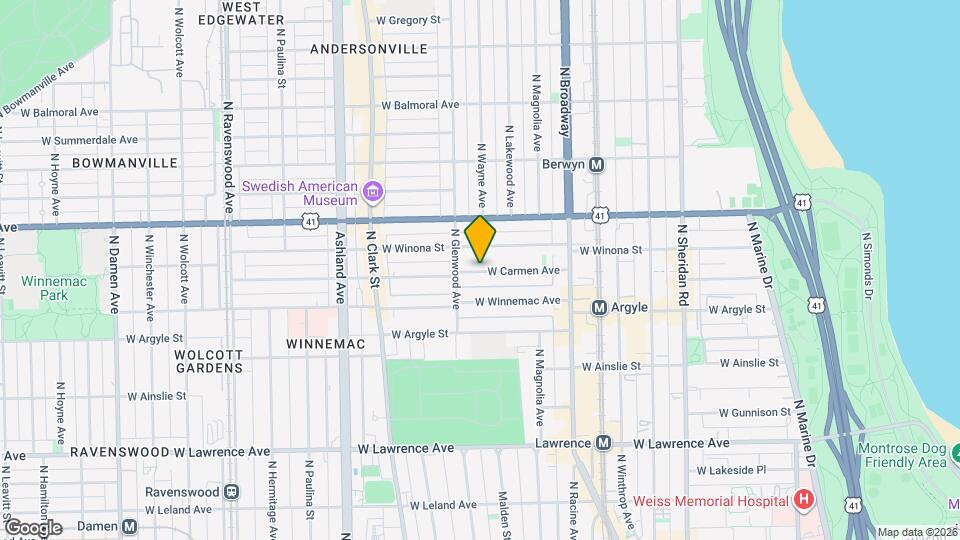 1354 W Carmen Ave, Unit 2 Mapa y Detalles de la Ubicación