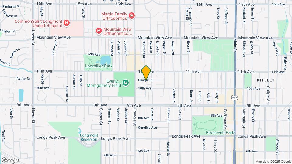 1417 Sharpe Pl Map and Location Details
