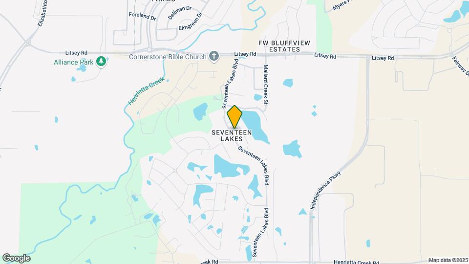 15100 Seventeen Lakes Blvd Map and Location Details