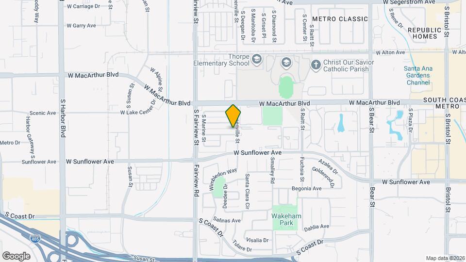 2613 W Aurora St Mapa y Detalles de la Ubicación