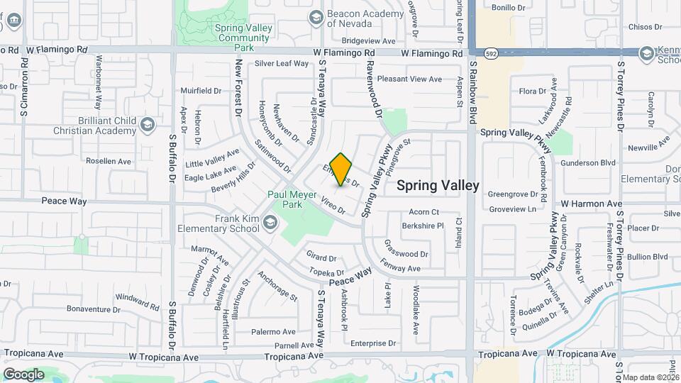 4446 Honeydew Cir Map and Location Details