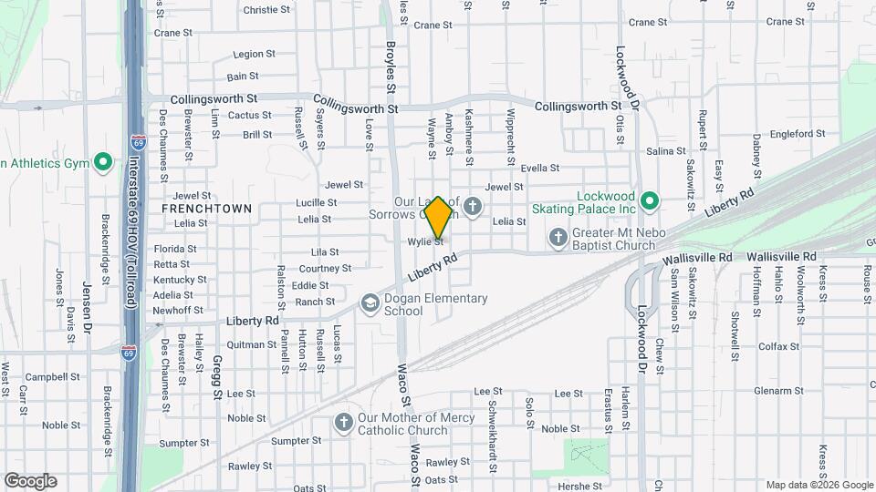 2928 Wayne St Map and Location Details