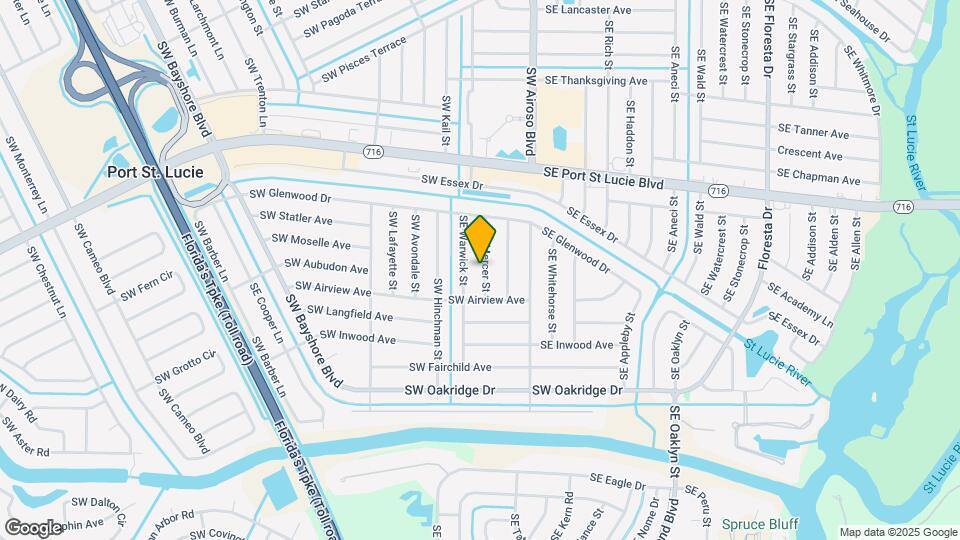 2466 SW Mercer St Map and Location Details