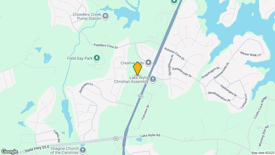 VALE Lake Wylie Map and Location Details