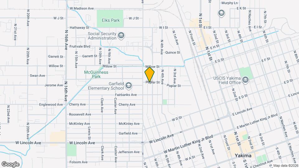 630 N 5th Ave Map and Location Details