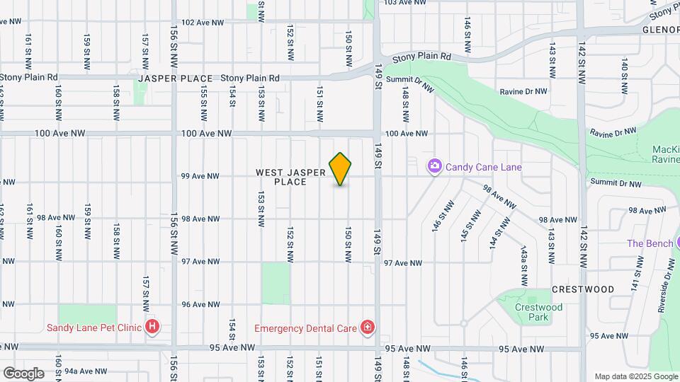 9846-9150 150 St NW Map and Location Details