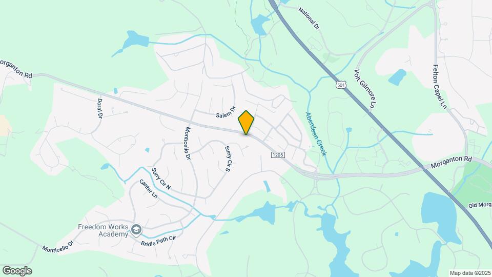1240 Morganton Rd Map and Location Details