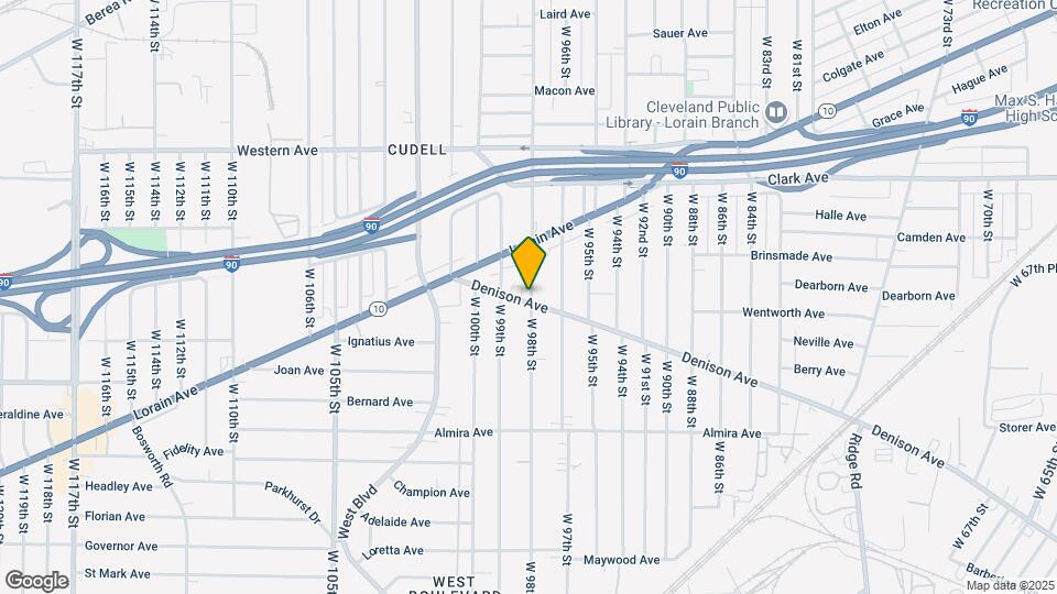 9802-9804 Denison Ave Map and Location Details