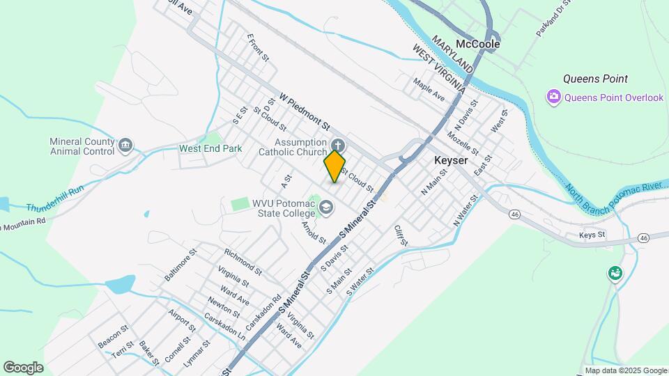 122 Spring St Map and Location Details