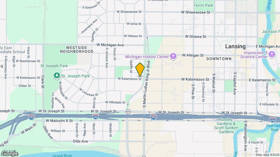 1112 W Kalamazoo St Mapa y Detalles de la Ubicación