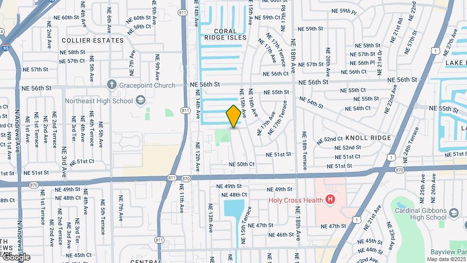 5240 NW 14th Way Map and Location Details