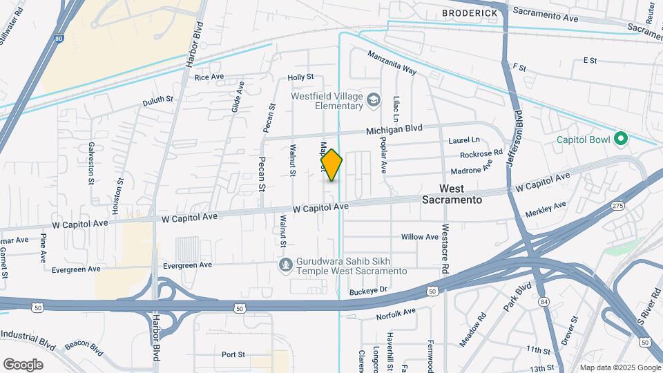 731 Maple St Mapa y Detalles de la Ubicación