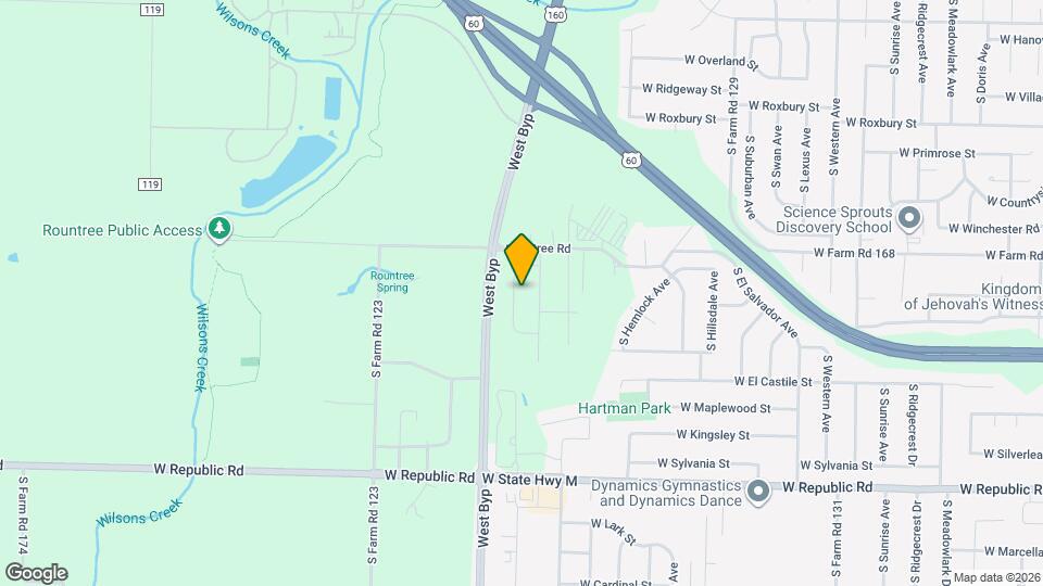 3866 S Timbercreek Ave Map and Location Details