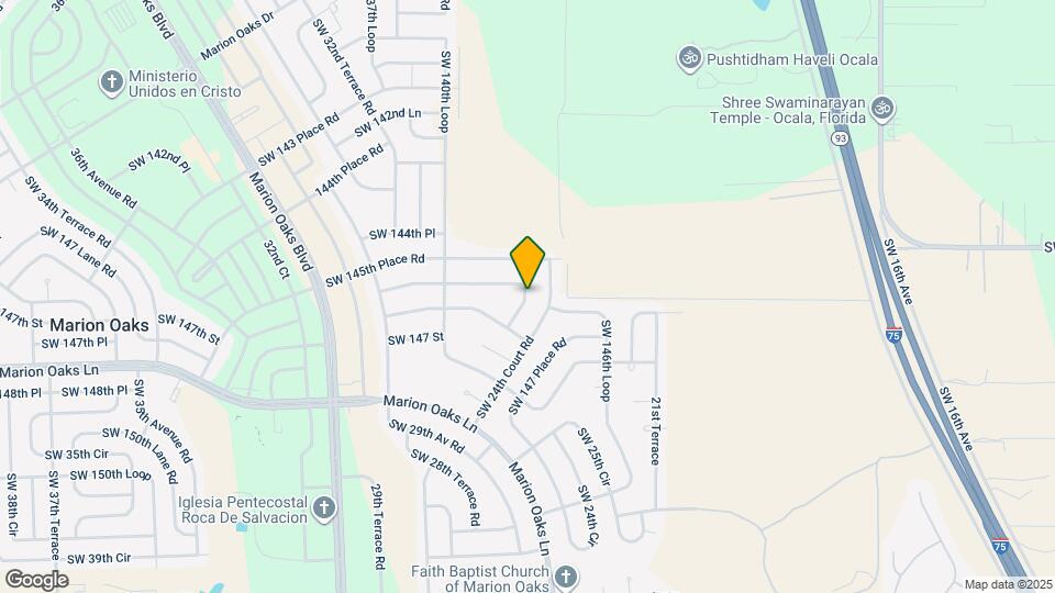 14587 SW 25th Terrace Map and Location Details