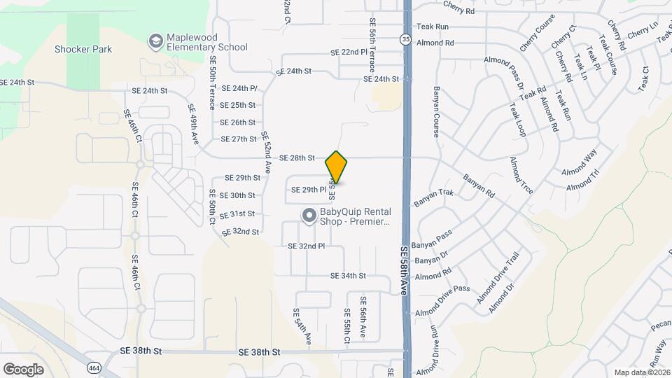 2985 SE 55th Ave Map and Location Details