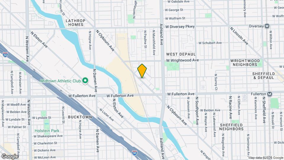 2471 N Clybourn Ave Map and Location Details