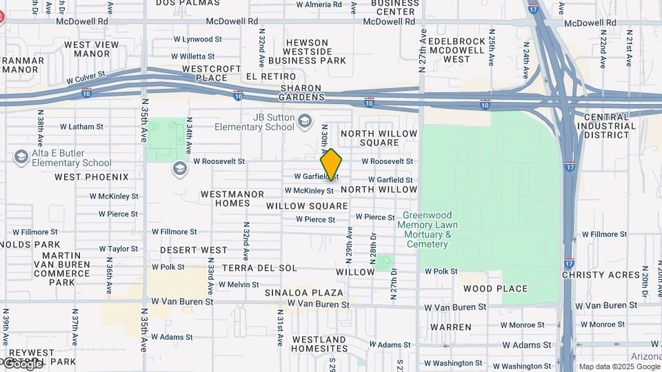 2926 W McKinley St Map and Location Details