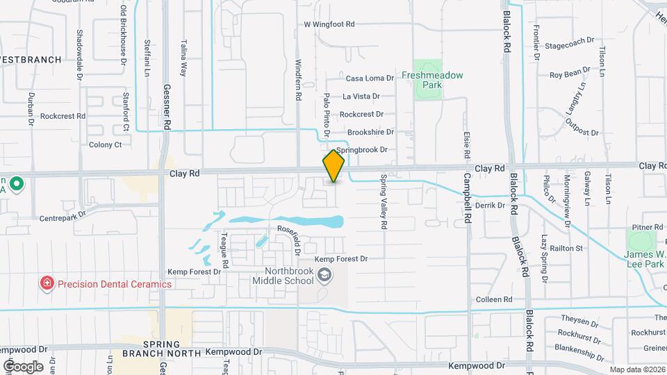 9808 Falling Fern Ln Map and Location Details