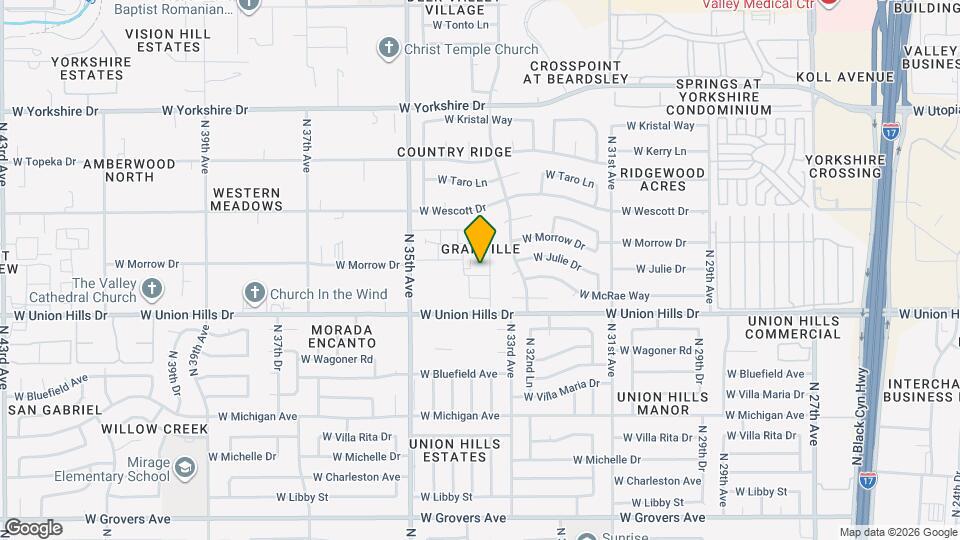 3320 W McRae Way Map and Location Details