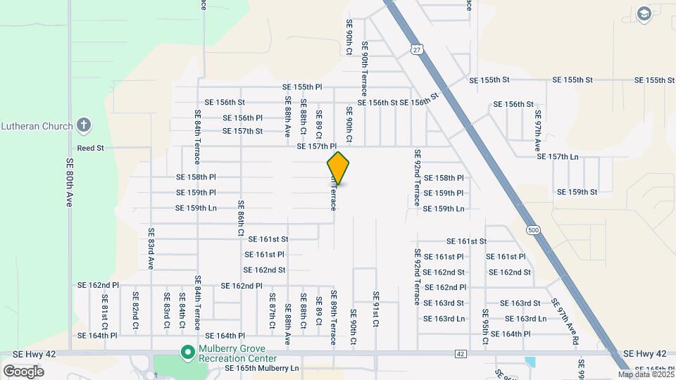 15941 SE 89th Terrace Map and Location Details