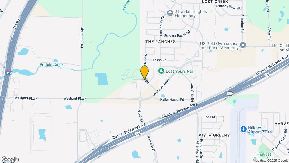 13401 Ponderosa Ranch Rd Map and Location Details