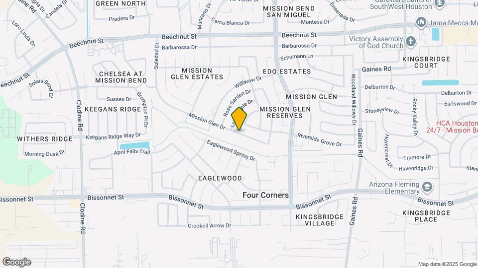 15923 Mission Glen Dr Map and Location Details